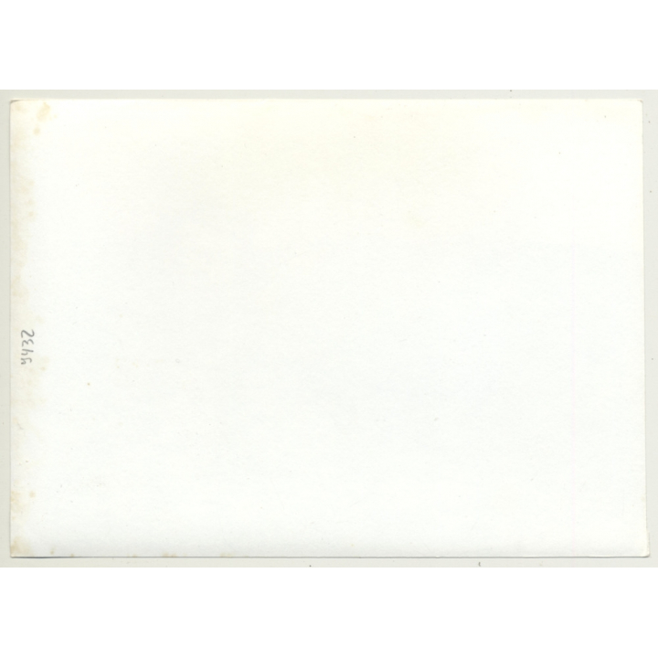 Slim Elegant Nude Female Lingers On Couch (Vintage Photo GDR ~1970s)