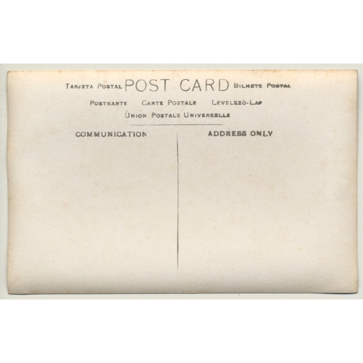 Kanda-Kanda / Conge-Belge: Indigenous Repair Roof Of Hut (Vintage RPPC 1913)