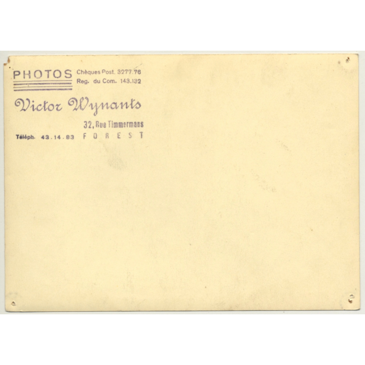 R.S.C.A. / R.S.C. Anderlecht Hockey Team 1944-45 (Vintage Photo Wynants B/W)