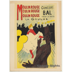 Toulouse-Lautrec: Moulin Rouge (Vintage Silkscreen Print ~ 1950s)