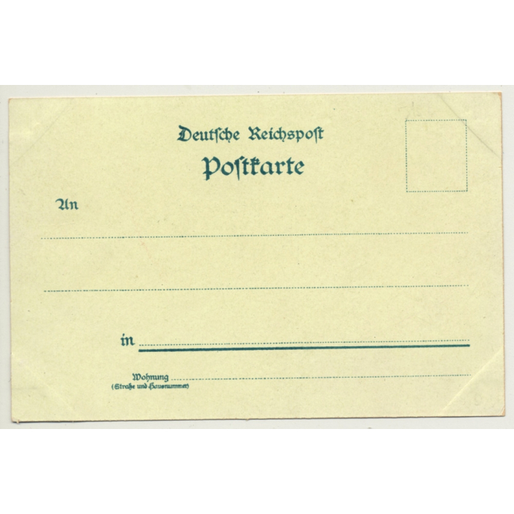 Germany: Gruss Aus Bad Harzburg / Radau Wasserfall (Vintage PC Litho ~1900s)