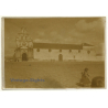 La Paz / Bolivia: Large Castle / Castello (Vintage Photo Sepia ~1910s/1920s)