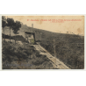 Barcelona: Tibidabo - Vista Del Cruce Del Funicular *27 (Vintage Postcard)