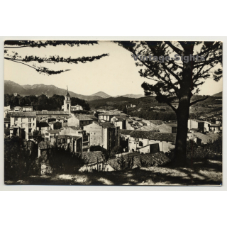 San Hilario Sacalm / Spain: Town View / Vista Parcial (Vintage RPPC 1960)