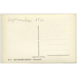 San Hilario Sacalm / Spain: Town View / Vista Parcial (Vintage RPPC 1960)