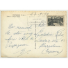 Perpignan / France: Place Arago - Hotel Regina (Vintage RPPC 1959)