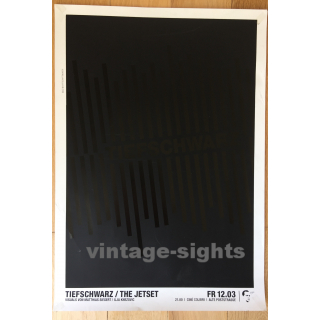 Tiefschwaz / The Jetset @ Ciné Colibri / Stutggart (Silkscreen Printed DJ Gig Poster)