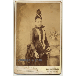 Edouard Daveluy: MM Daniel Otto De Mentock (Vintage Cabinet Card ~1870s/1880s)