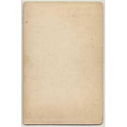 Adr. Huybers / Bruxelles: Portrait Of A Newly Wedded Couple (Vintage Cabinet Card ~1880s/1890s)