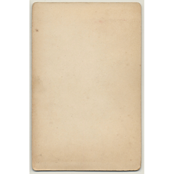 Adr. Huybers / Bruxelles: Portrait Of A Newly Wedded Couple (Vintage Cabinet Card ~1880s/1890s)