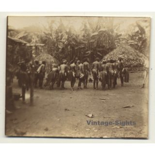 Congo-Belge: Dance Of Indigenous Tribe *3 / Wananda (Vintage Photo ~1920s/1930s)