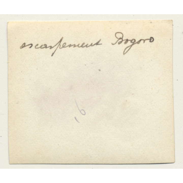 Bogoro / Congo-Belge: Escarpement - Embankment - Landscape (Vintage Photo ~1920s/1930s)