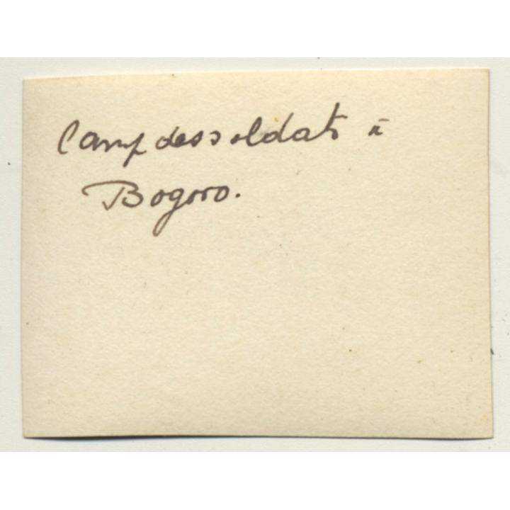 Bogoro / Congo-Belge: Soldier Camp / Camp Des Soldats (Vintage Photo ~1920s/1930s)