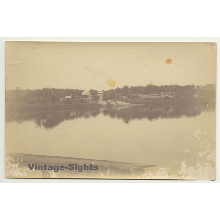 Congo-Belge: Port Of Bafurasende / Lindi River (Vintage Photo ~1920s/1930s)