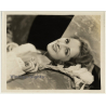 US Actress Billie Dove / Smile - Flowers (Large Vintage Photo ~1930s)