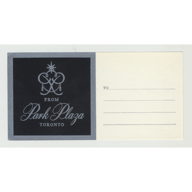 Park Plaza - Toronto / Canada (Vintage Luggage Label)