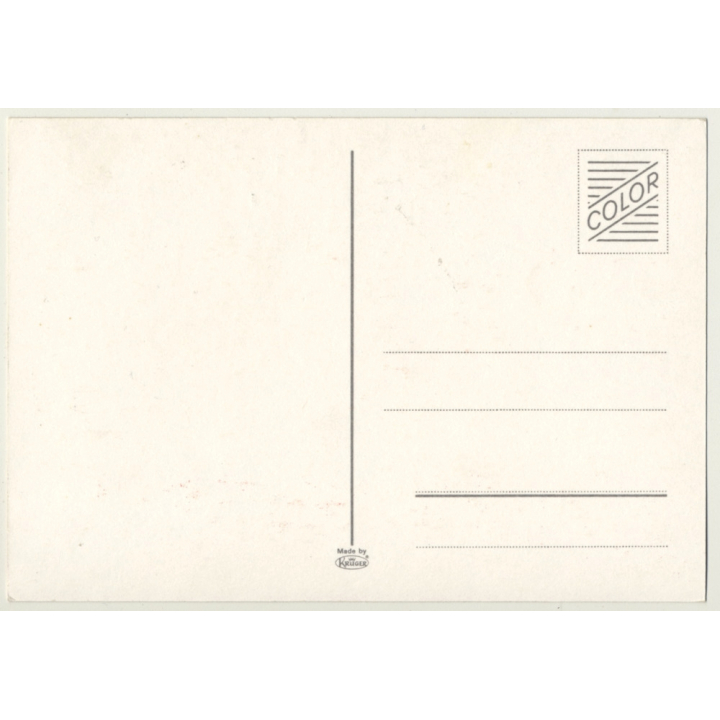 1950s Girl On Wooden Stool / No Panties - Lingerie (Vintage Pinup PC)