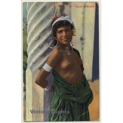 Lehnert & Landrock: Types D'Orient - 721 / Risqué (Vintage Postcard ~1910s/1920s)