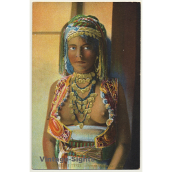 Lehnert & Landrock: Femme Mauresque - 38 / Risqué (Vintage Postcard ~1910s/1920s)