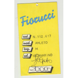 Rare Vintage Fiorucci Jeans Pinup Sticker  - Red (Italy 1980s)