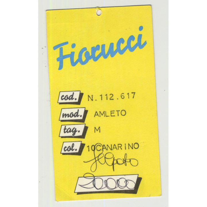 Rare Vintage Fiorucci Jeans Pinup Sticker  - Red (Italy 1980s)