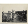 Congo-Belge: Colonial Society & Missionaries In Front Of Train Wagon (Vintage Photo ~1940s)