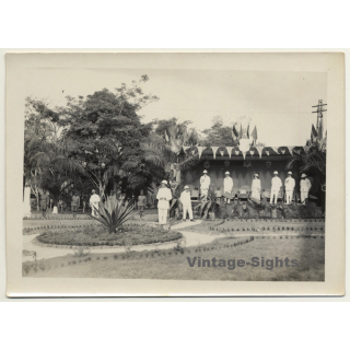 Congo-Belge: Colonial Celebration / Force Publique (Vintage Photo ~1940s/1950s)