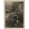 Kostenets / Bulgaria: Female Rasberry Picker In Traditional Costume (Vintage Photo ~ 1920s/1930s)