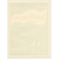 Zürich / Switzerland: Hotel Baur Au Lac (Vintage Luggage Label Large)