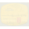 Vienna - Wien / Austria: A.E.Z. Hotel Zentrum (Vintage Luggage Label ~1950s/1960s)