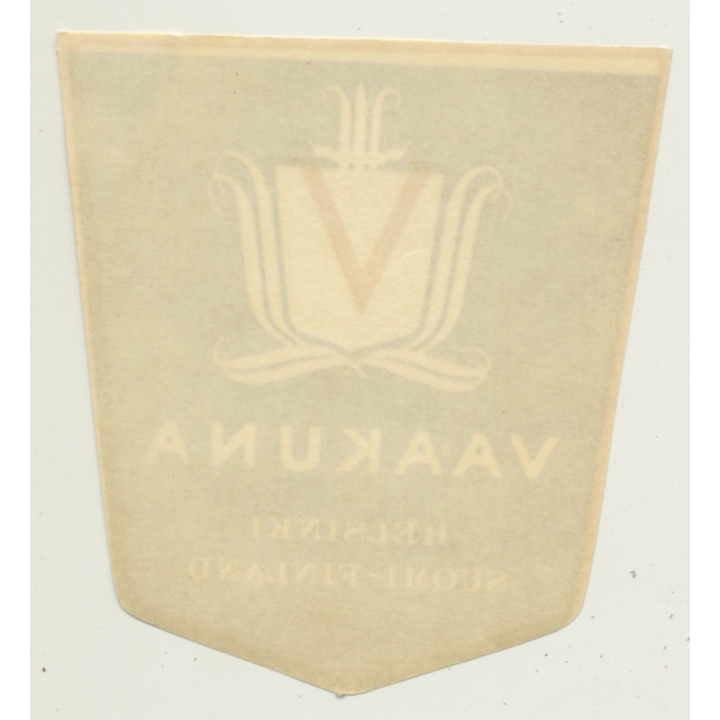 Helsinki / Finland: Vaakuna Hotel (Vintage Luggage Label)