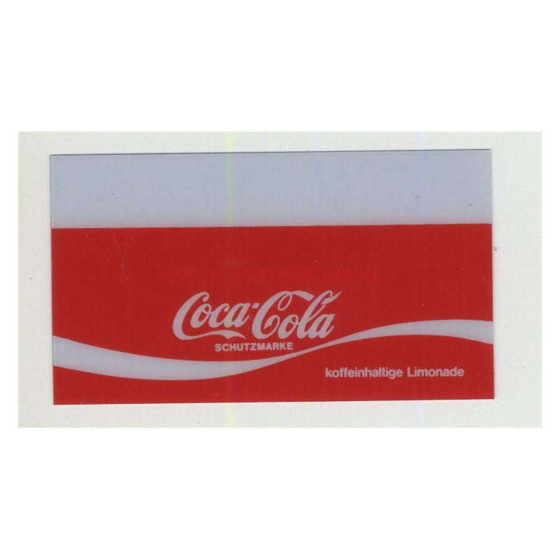 Vintage Coca Cola Decal For Vending Machine 4.5 x 8 CM (Germany 1970s/1980s)