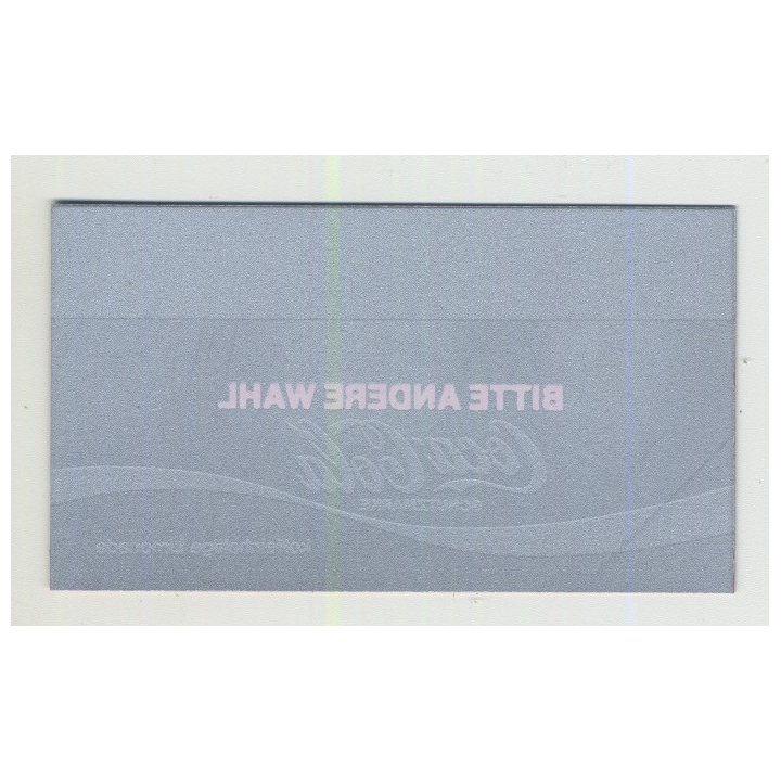 Vintage Coca Cola Decal For Vending Machine 4.5 x 8 CM (Germany 1970s/1980s)