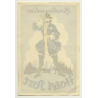 Berchtesgarden / Germany: Hotel Post (Vintage Luggage Label)