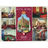 Lyon / France: Royal Hotel (Vintage Luggage Label)