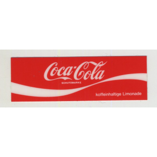 Vintage Coca Cola Vending Machine Decal 2.2 x 6.5 CM (Germany 1970s/1980s)