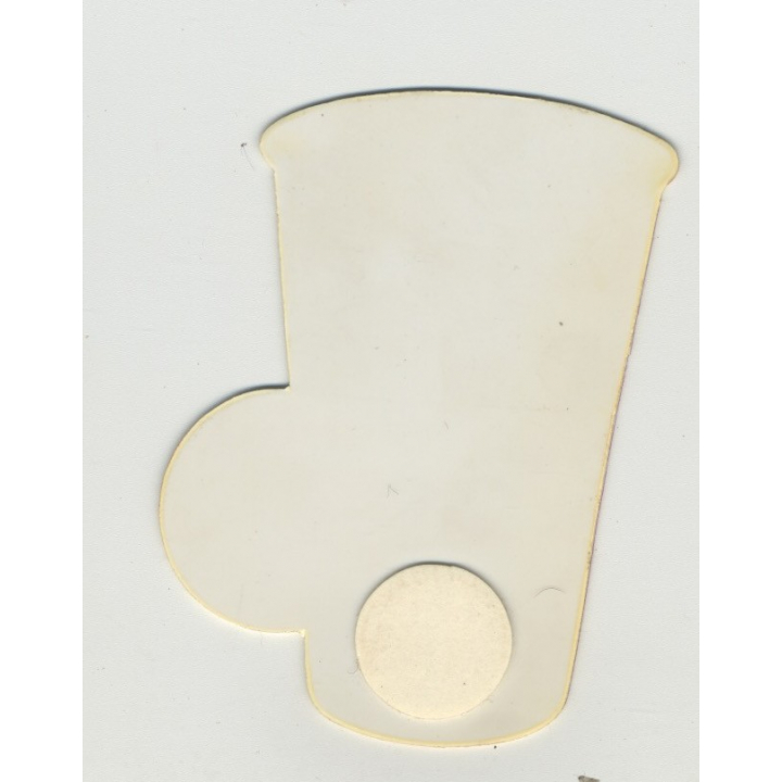 Vintage Coca Cola Plastic Decal - big (Germany 1970s/1980s)