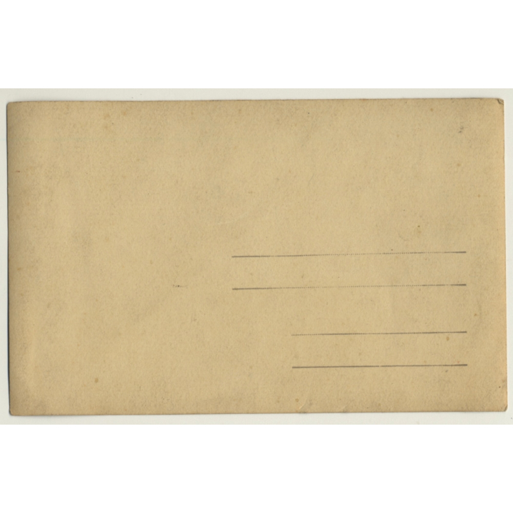 Handsome Man With Bowler Hat In Double Breasted Suit (Vintage RPPC ~ 1920s/1930s)