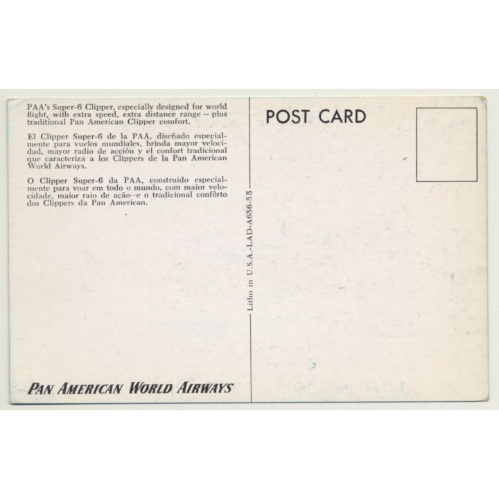 Pan American World Airways: Super-6 Clipper (Vintage PC Aviation)