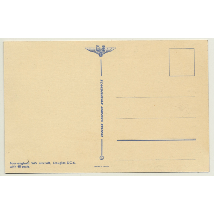 Scandinavian Airlines System SAS: Douglas DC-6 (Vintage PC Aviation)