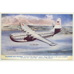 Saunder Roe Princess - Flying Boat (Vintage PC Aviation)