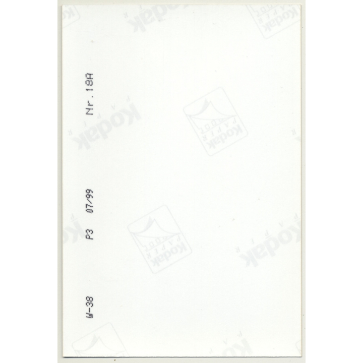 Slim Brunette Semi Nude Female *1 / Concrete Wall (Vintage Photo Germany 1990s)