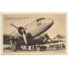 TWA Giant Skyliner - Lindbergh Line (Vintage Postcard Aviation 1938)