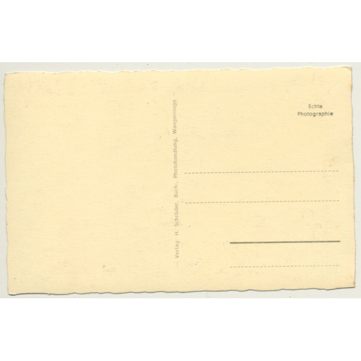 Wangerooge / Germany: Nordseebad - Leuchtturm (Vintage RPPC)