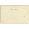 Africa: Man Caresses Young Leopard (Vintage RPPC ~1950s)