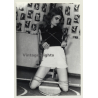 Fully Dressed Blonde Woman Fixed To Chair / Bondage - BDSM (Vintage Photo GDR ~1960s)