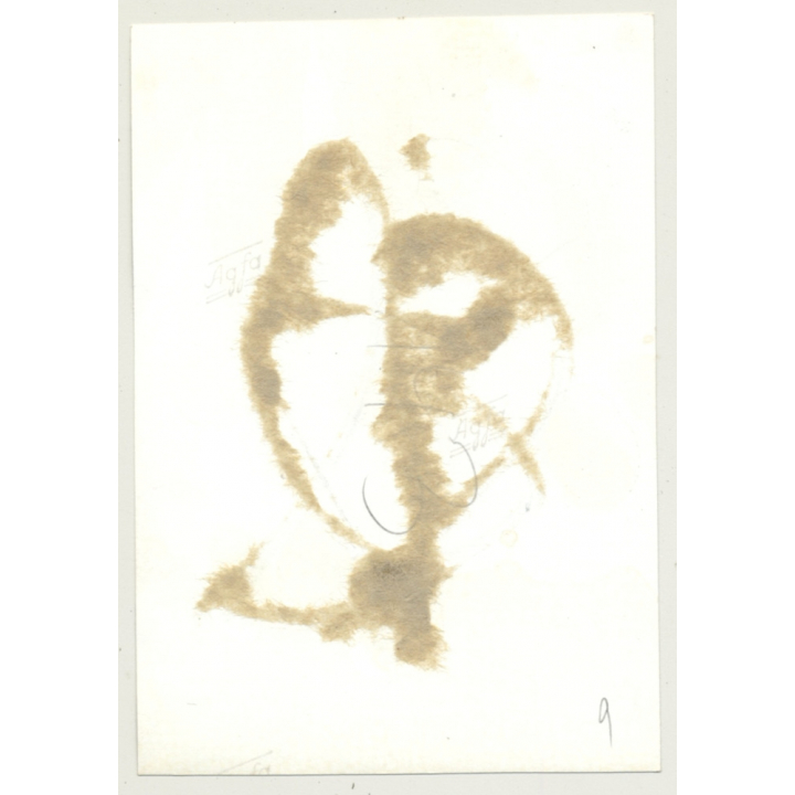 Fully Dressed Blonde Woman Fixed To Chair / Bondage - BDSM (Vintage Photo GDR ~1960s)