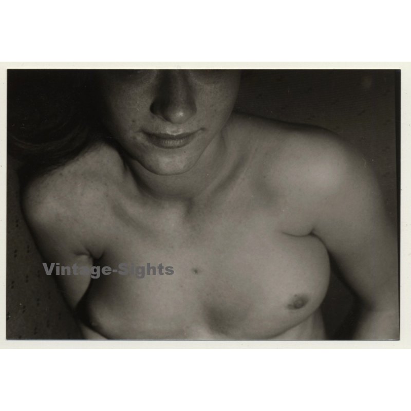 Photo Art: Upper Body Of Nude Woman (Vintage Photo GDR 1980s)