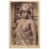 Jeune Mauresque / Topless - Ethno - Traditional Clothes (Vintage Postcard C.A.P. ~1940s)