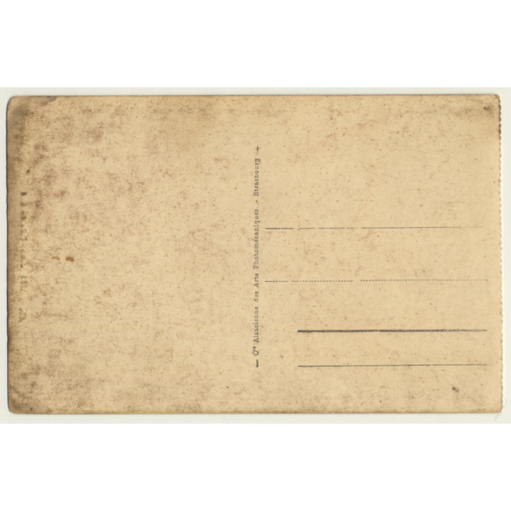 Jeune Fille Du Sud / Topless - Ethno - Headdress (Vintage Postcard C.A.P. ~1940s)